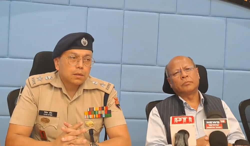 SP Vivek Syeim and Deputy CM Prestone Tynsong